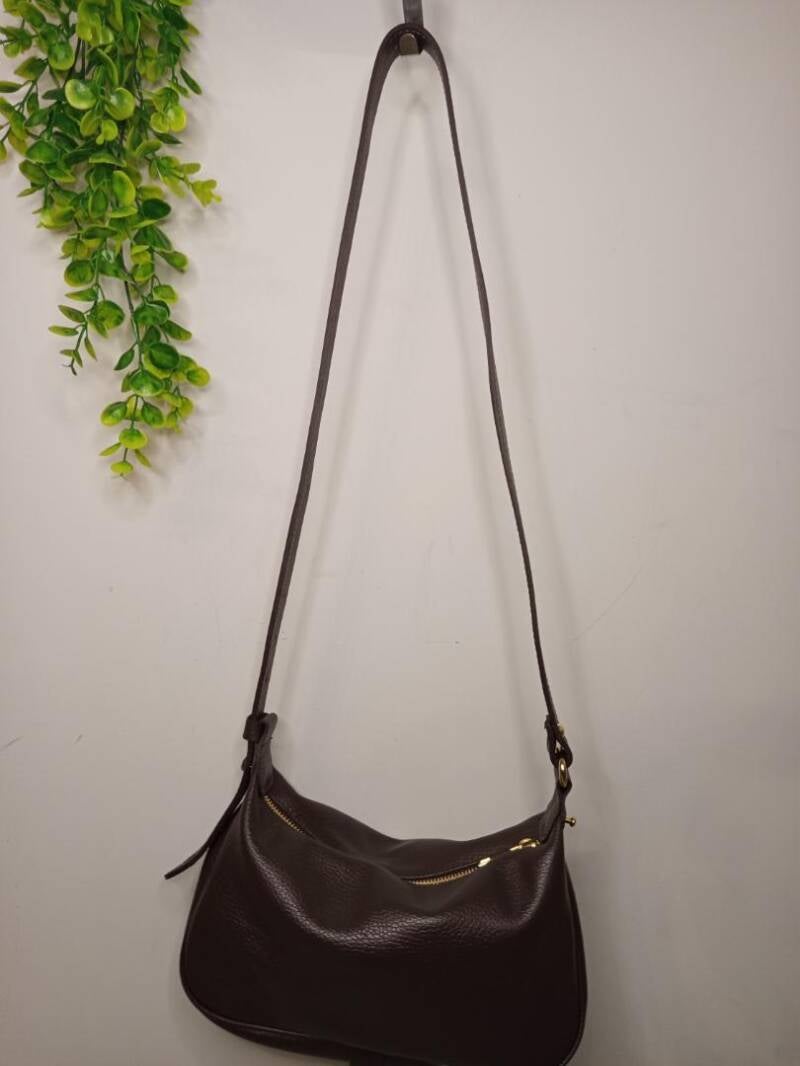 Borsa “Clara” in Vera Pelle – Design Morbido e Minimal