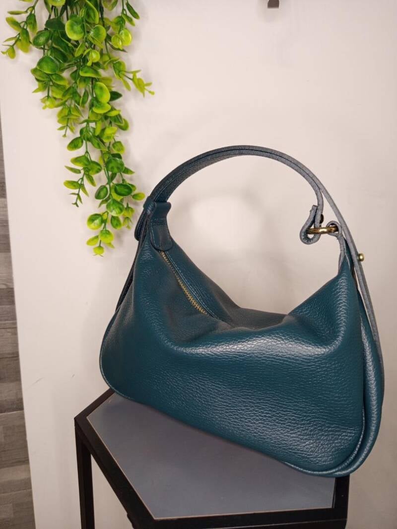 Borsa “Clara” in Vera Pelle – Design Morbido e Minimal