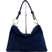 “Le Sottilissime Big – borsa con anelli in CAMOSCIO”