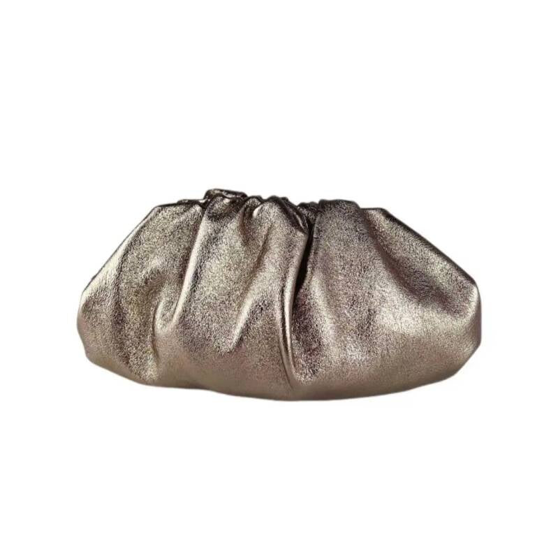 Conchigliette – borsa shell / conchiglia in vera pelle made in Italy