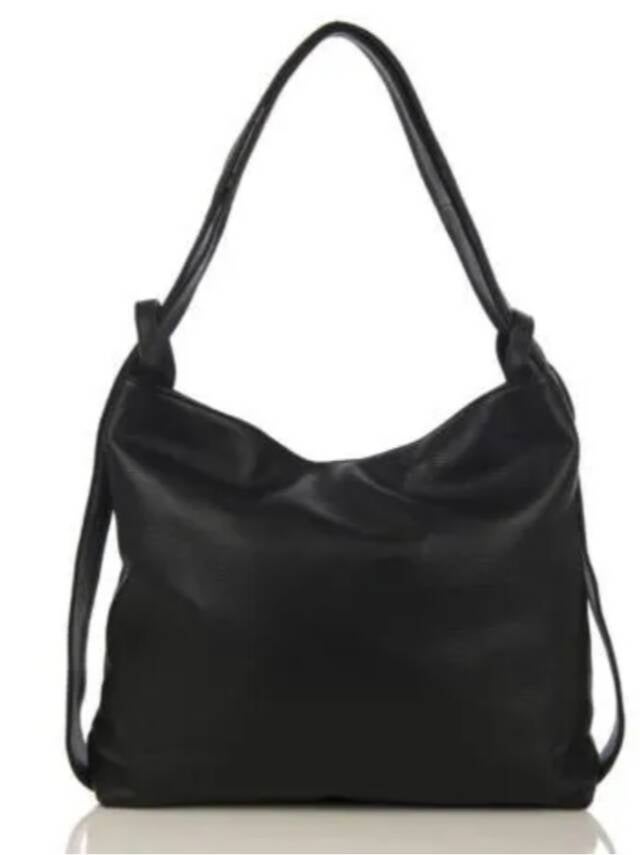 Borsa Convertibile a Zaino Ayla in Vera Pelle Made in Italy