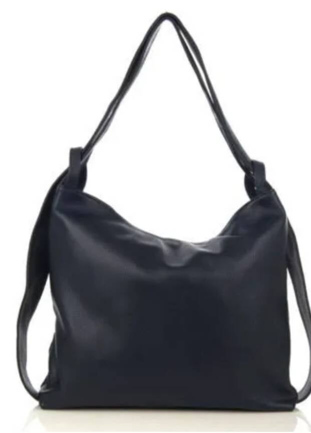 Borsa Convertibile a Zaino Ayla in Vera Pelle Made in Italy