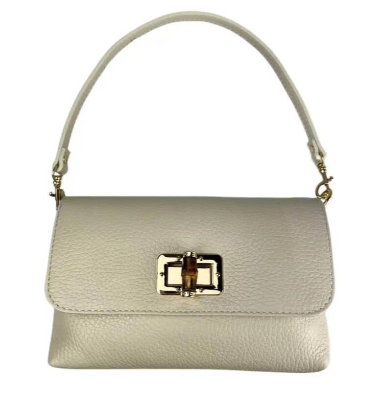 Le Bambú in Pelle – Borsa a Spalla in Vera Pelle Made in Italy