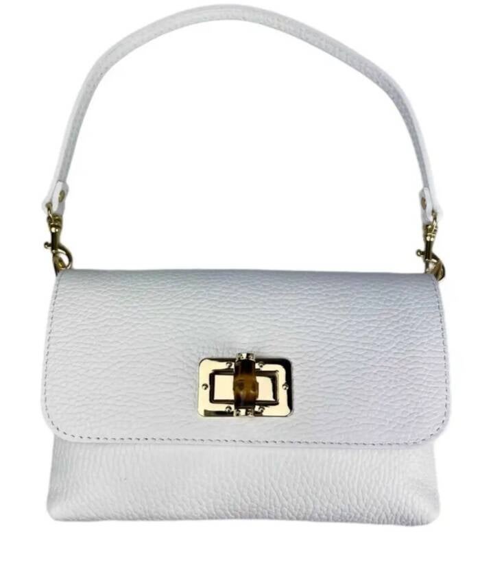 Le Bambú in Pelle – Borsa a Spalla in Vera Pelle Made in Italy