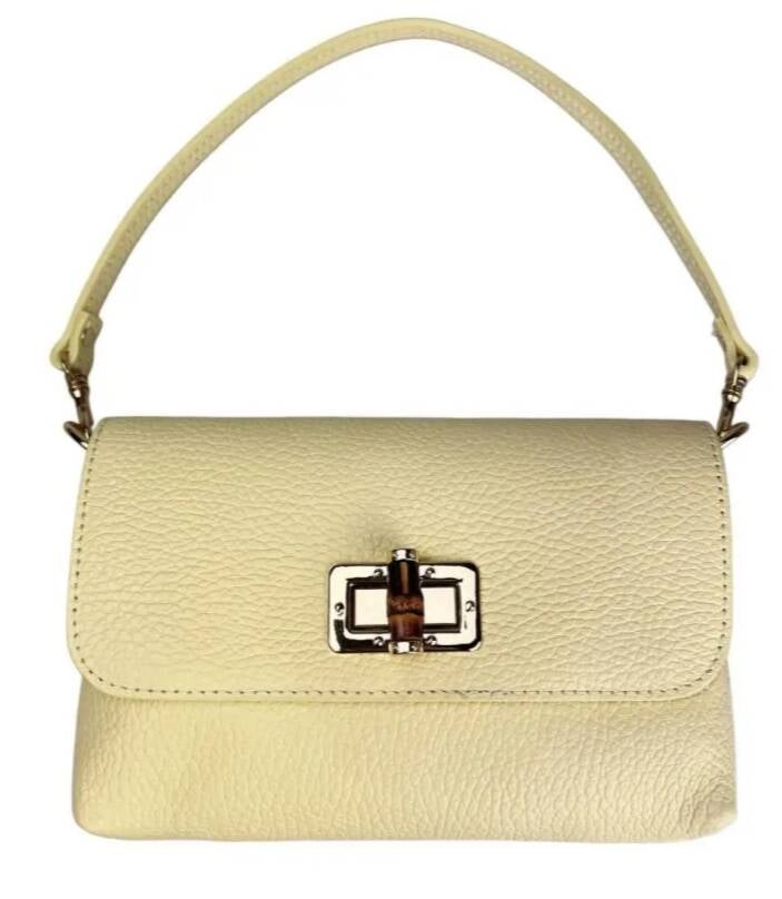 Le Bambú in Pelle – Borsa a Spalla in Vera Pelle Made in Italy