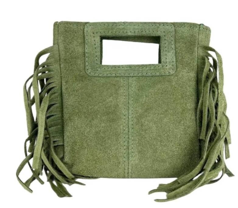 Le Frangettine Mini – Mini bag con frange in Vera Pelle Made in Italy
