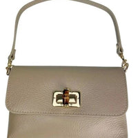 Le Bambú in Pelle – Borsa a Spalla in Vera Pelle Made in Italy