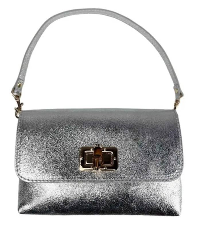 Le Bambú in Pelle – Borsa a Spalla in Vera Pelle Made in Italy