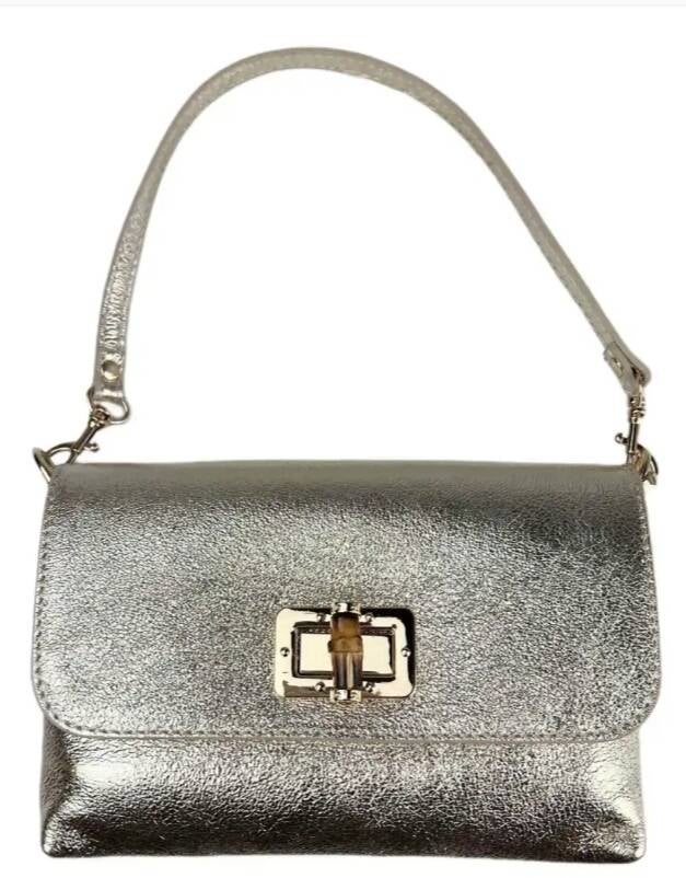 Le Bambú in Pelle – Borsa a Spalla in Vera Pelle Made in Italy