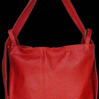 Borsa Convertibile a Zaino Ayla in Vera Pelle Made in Italy