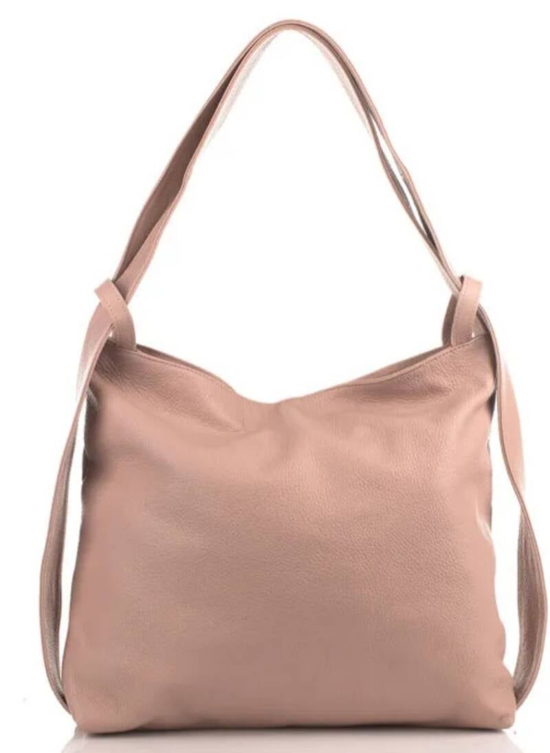 Borsa Convertibile a Zaino Ayla in Vera Pelle Made in Italy