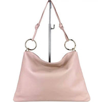 “Le Sottilissime Big – borsa con anelli in vera pelle”
