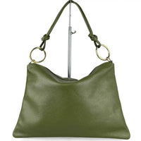 “Le Sottilissime Big – borsa con anelli in vera pelle”