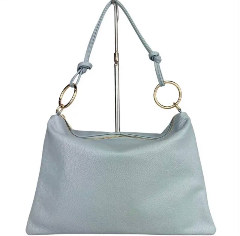 “Le Sottilissime Big – borsa con anelli in vera pelle”