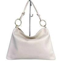 “Le Sottilissime Big – borsa con anelli in vera pelle”