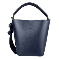 I Fiocchetti” in pelle made in Italy – secchiello con fiocco elegante