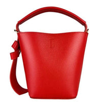 I Fiocchetti” in pelle made in Italy – secchiello con fiocco elegante