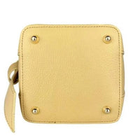 I Fiocchetti” in pelle made in Italy – secchiello con fiocco elegante