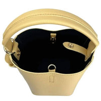 I Fiocchetti” in pelle made in Italy – secchiello con fiocco elegante