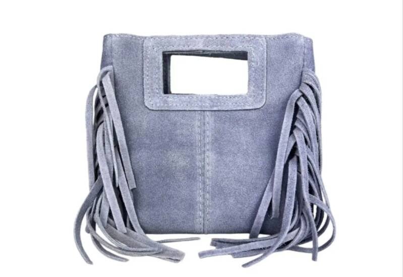 Le Frangettine Mini – Mini bag con frange in Vera Pelle Made in Italy