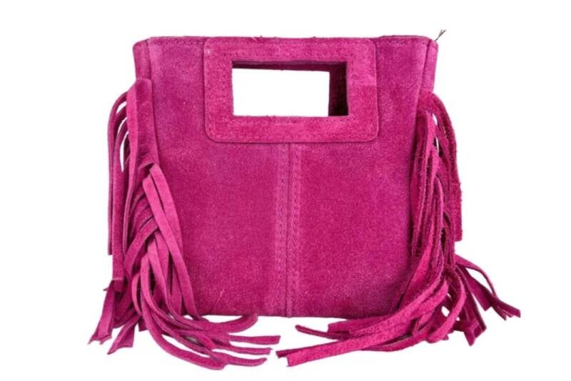 Le Frangettine Mini – Mini bag con frange in Vera Pelle Made in Italy