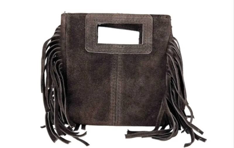 Le Frangettine Mini – Mini bag con frange in Vera Pelle Made in Italy