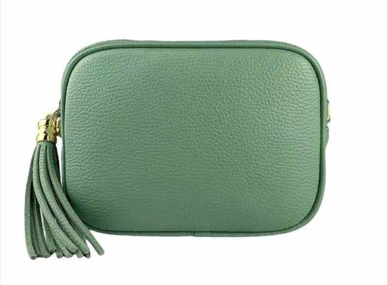“Le Saponette – borsa in vera pelle” oppure “Borsa Le Saponette in pelle made in Italy” - Argento / Vera pelle