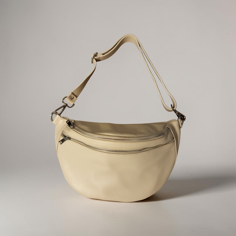 Marsupio Urban AnemBags in Vera Pelle Made in Italy – Unisex con Doppia Cerniera