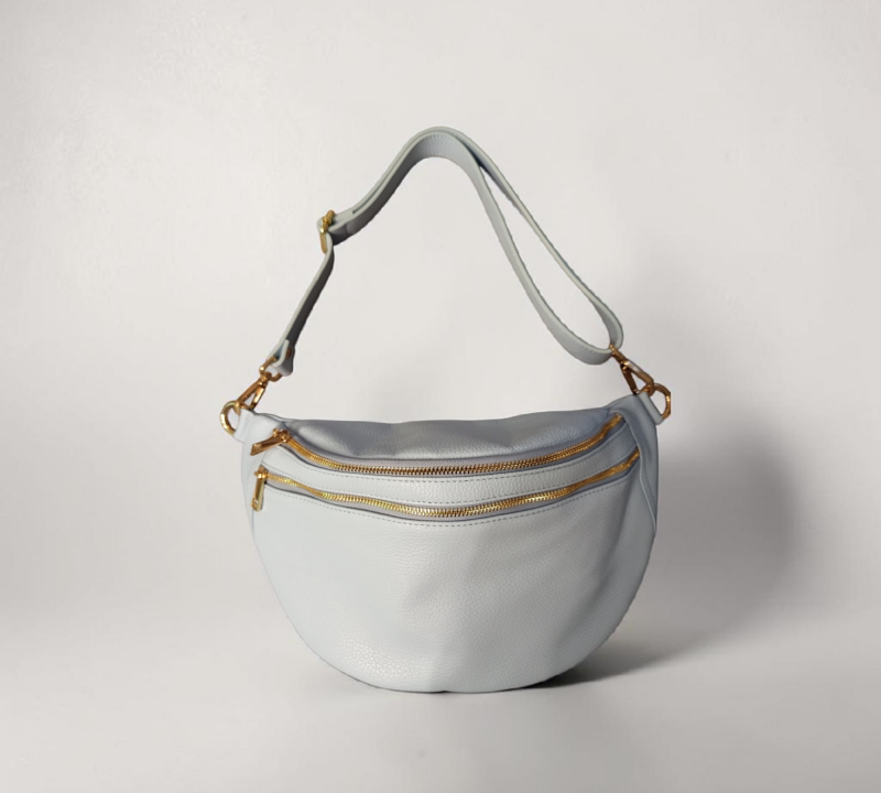 Marsupio Urban AnemBags in Vera Pelle Made in Italy – Unisex con Doppia Cerniera