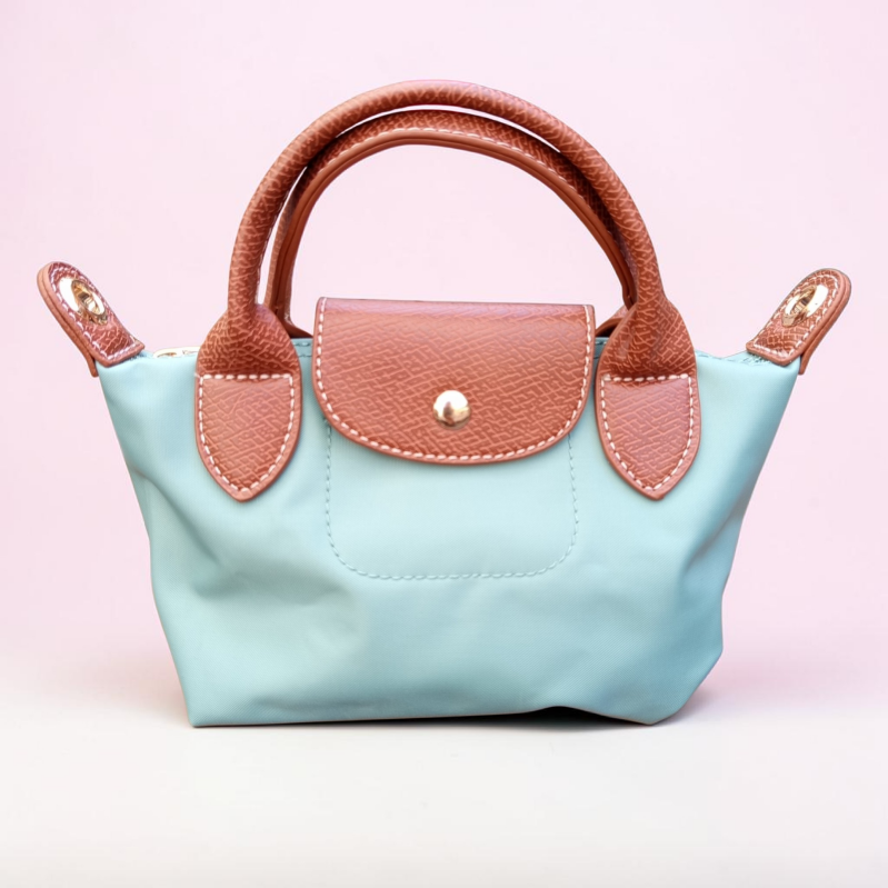Borsa Martina AnemBags in Tela e Poliuretano con Tracolla – Compatta ed Elegante - Beige