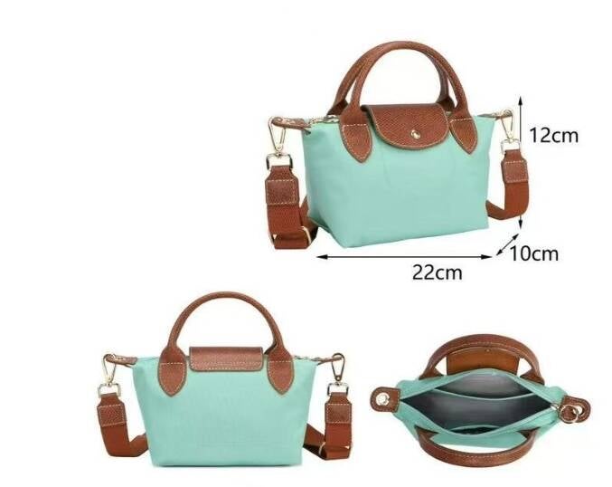 Borsa Martina AnemBags in Tela e Poliuretano con Tracolla – Compatta ed Elegante
