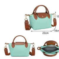 Borsa Martina AnemBags in Tela e Poliuretano con Tracolla – Compatta ed Elegante