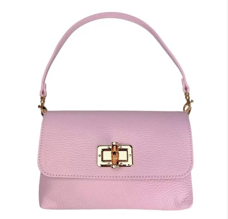 Le Bambú in Pelle – Borsa a Spalla in Vera Pelle Made in Italy