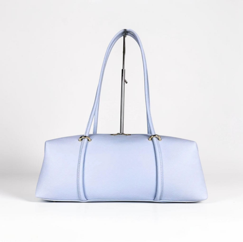 Borsa Bauletto Anastasia in Vera Pelle Made in Italy - Beige / Vera pelle