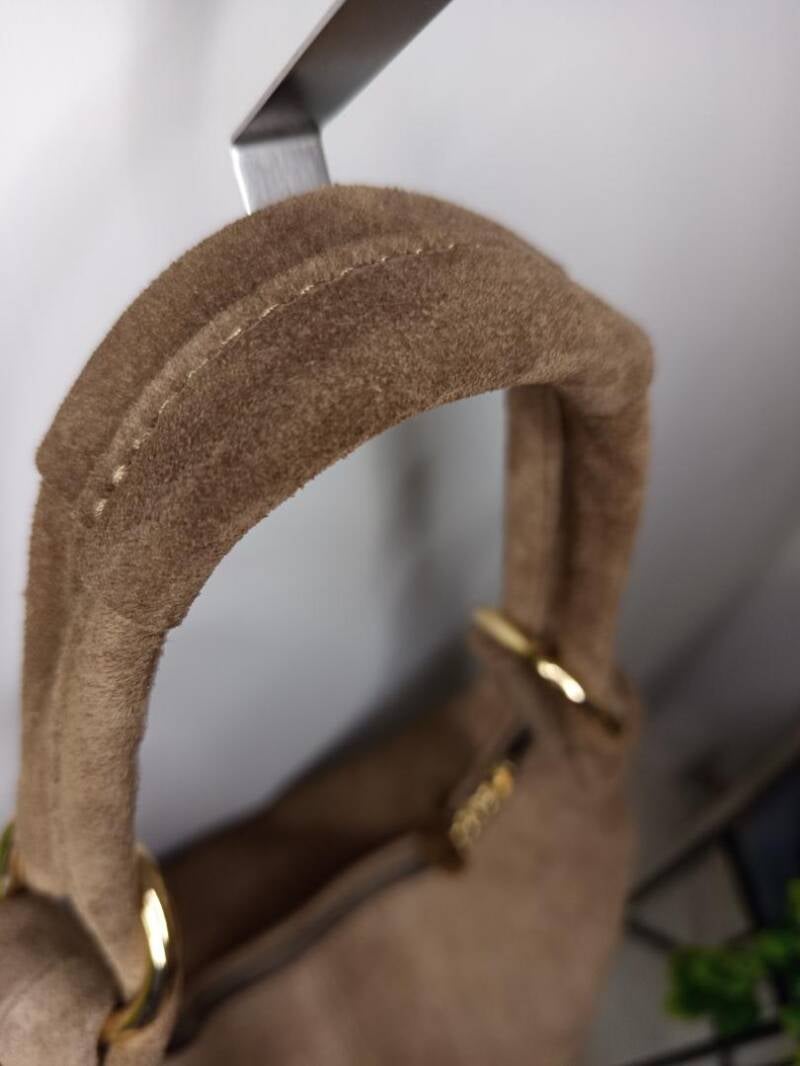 Borsa “Le Sacche” in CAMOSCIO stile sacco – Made in Italy