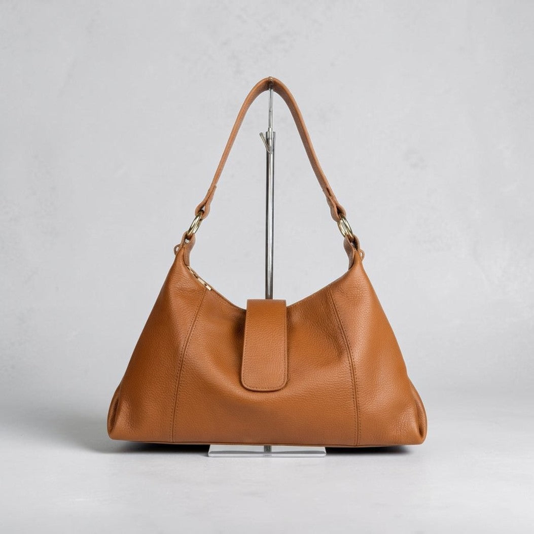 Borsa a spalla "GRACE" in vera pelle Made in Italy | Anembags