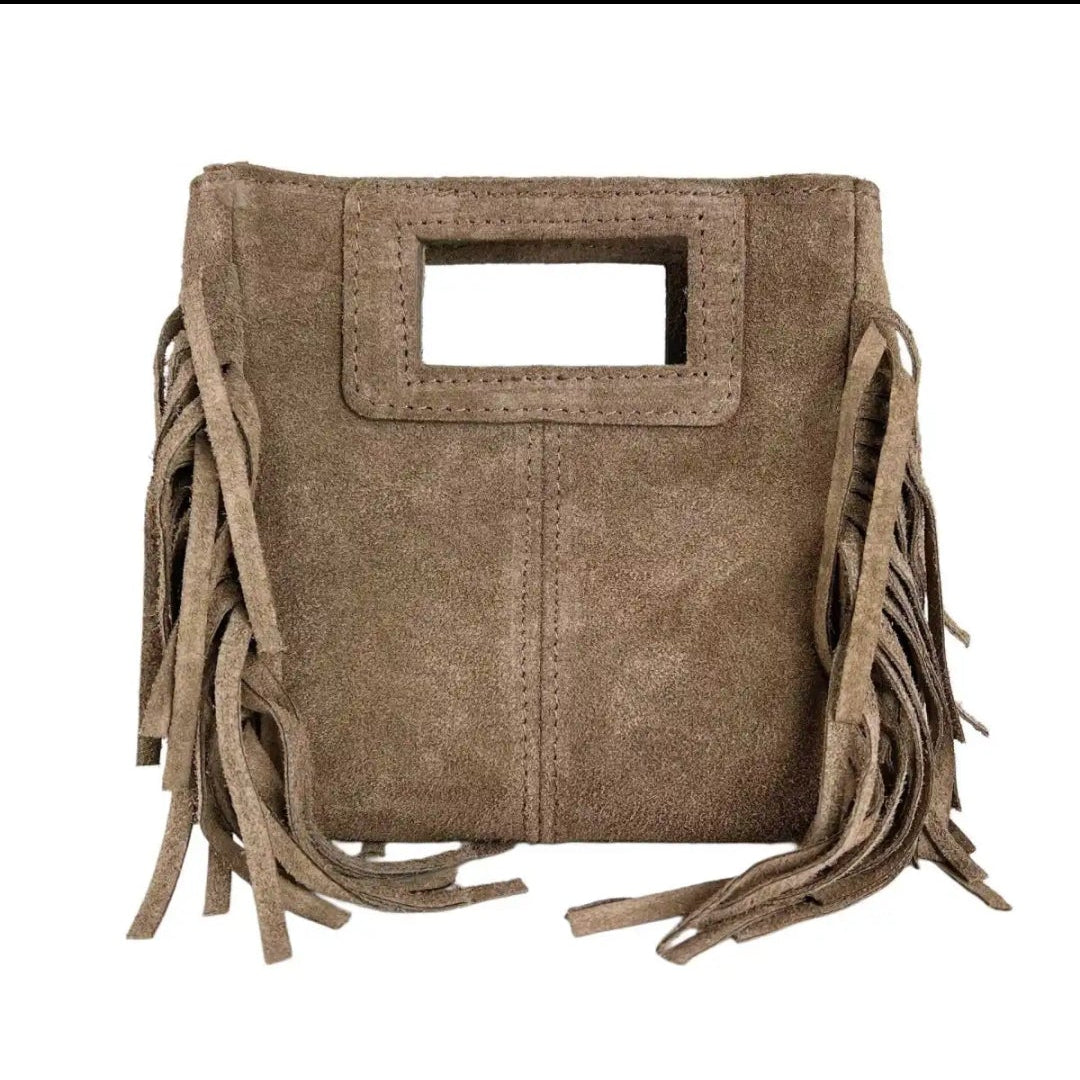 Le Frangettine Mini – Mini bag con frange in Vera Pelle Made in Italy
