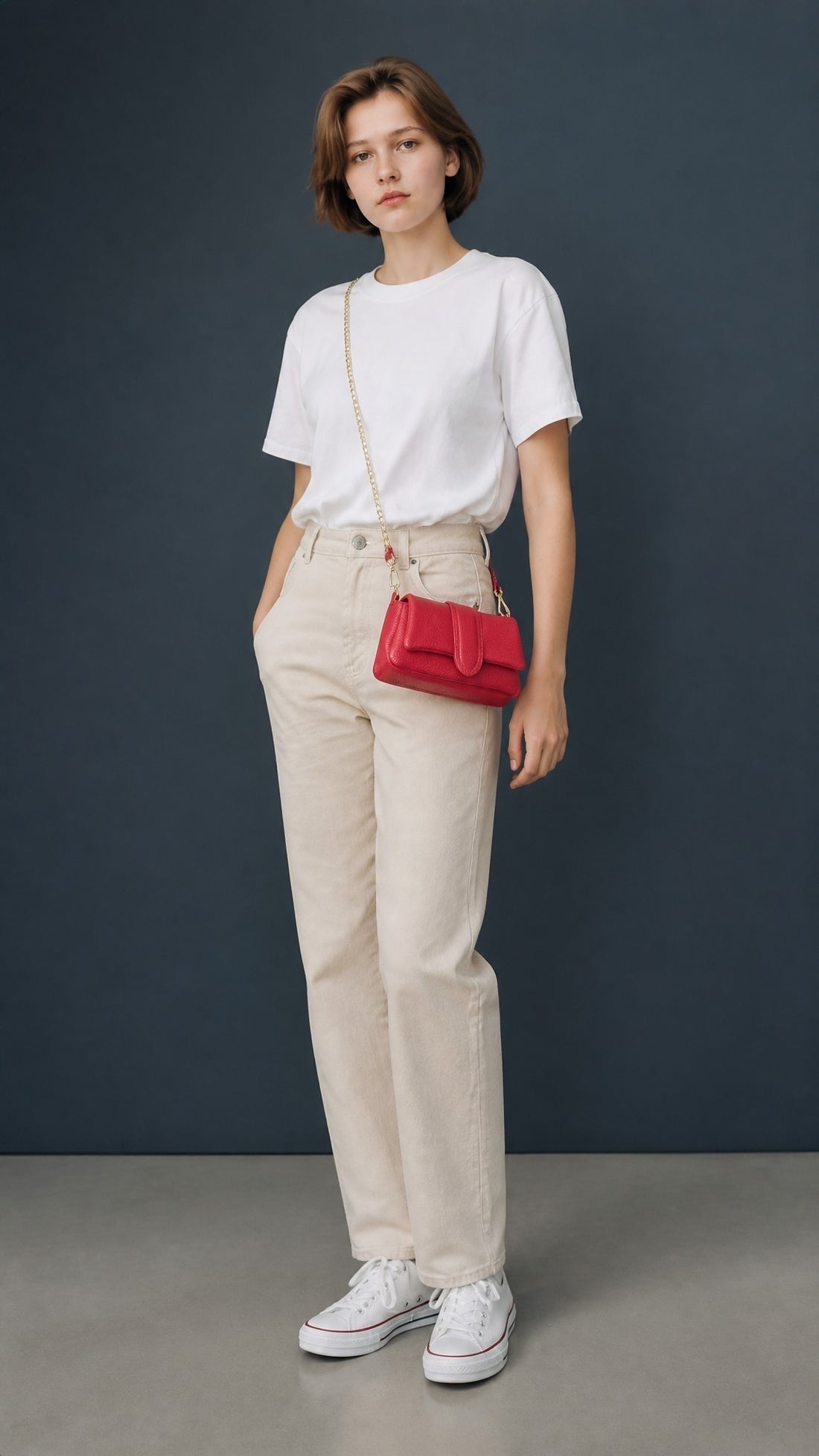 “Le Linguette” – Borsa a tracolla in vera pelle made in Italy