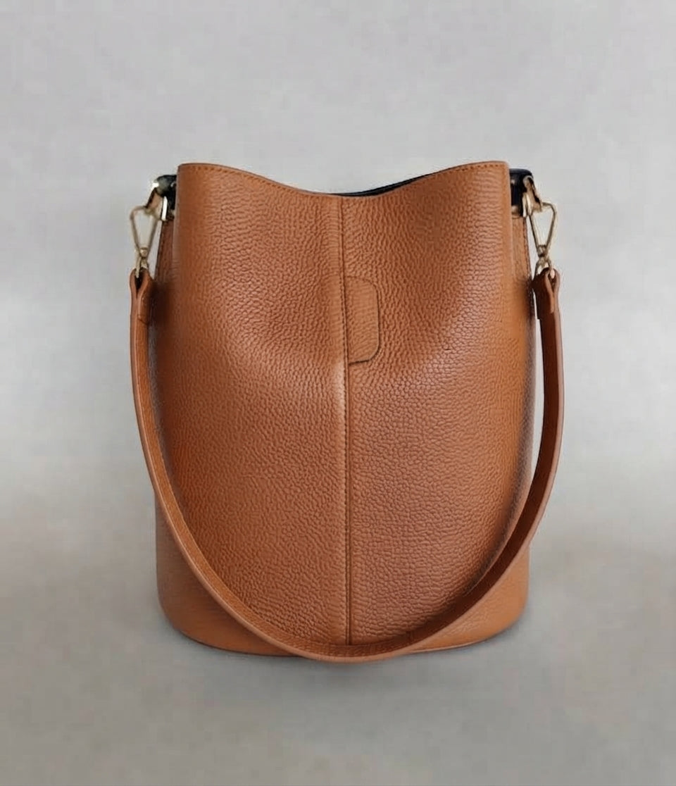 Borsa secchiello “I Secchielli” in pelle – modello grande | AnemBags