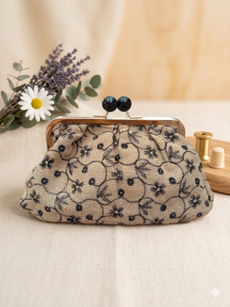 Borsa Clelia clucht con pomelli laccati Anembags
