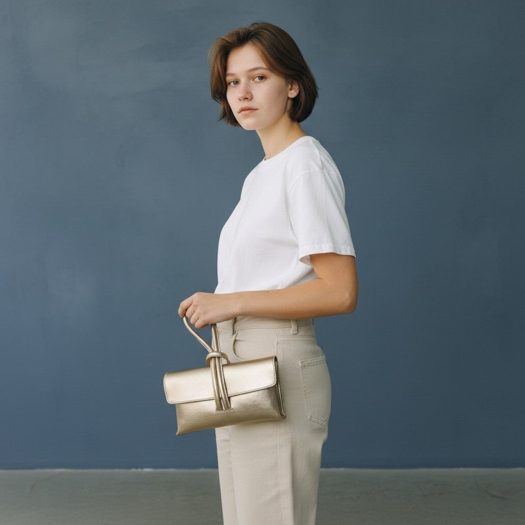 “Le Polsino” – Borsa da polso in vera pelle made in Italy