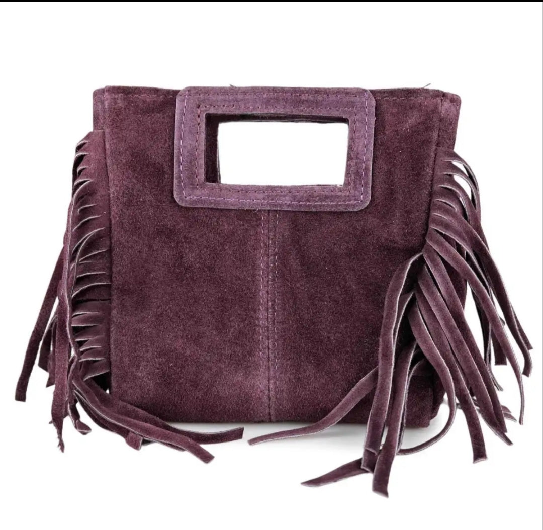Le Frangettine Mini – Mini bag con frange in Vera Pelle Made in Italy