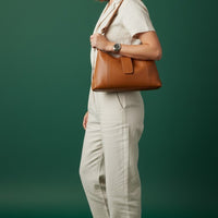 Borsa a spalla "GRACE" in vera pelle Made in Italy | Anembags