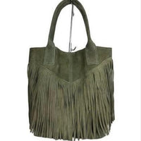 Le Frangette – borsa con frange in vera pelle made in Italy