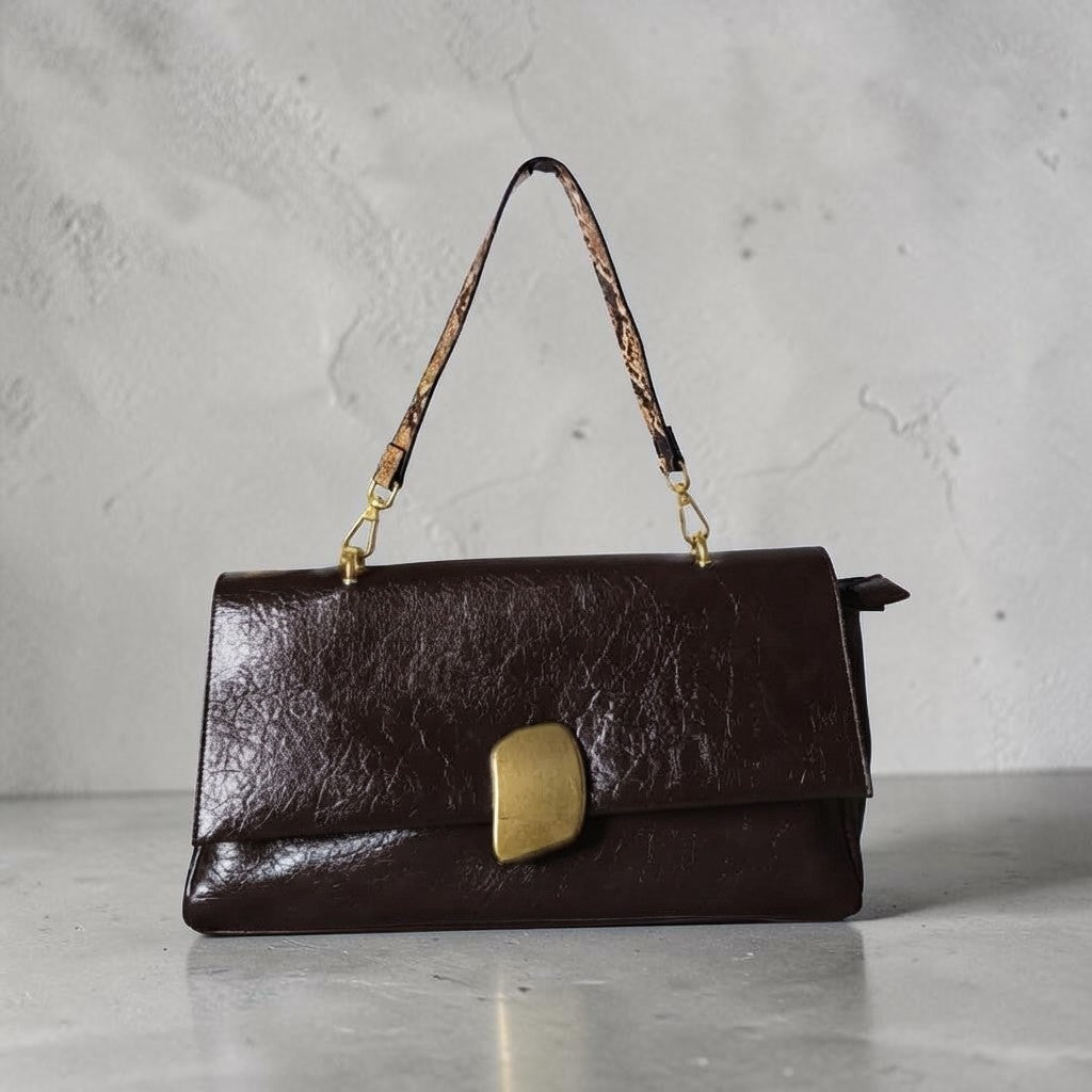 Borsa Alessia AnemBags in Poliuretano Premium con Tracolla
