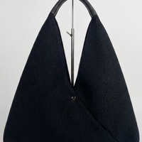 Borsa Asia Triangolo in Rafia e Vera Pelle Made in Italy