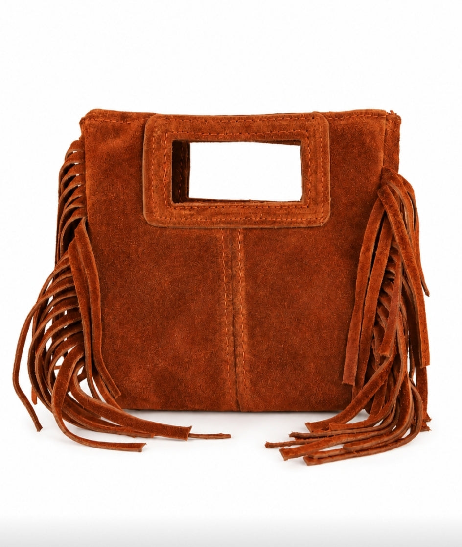 Le Frangettine Mini – Mini bag con frange in Vera Pelle Made in Italy