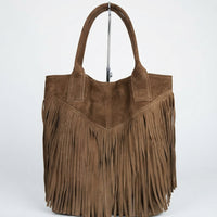 Le Frangette – borsa con frange in vera pelle made in Italy