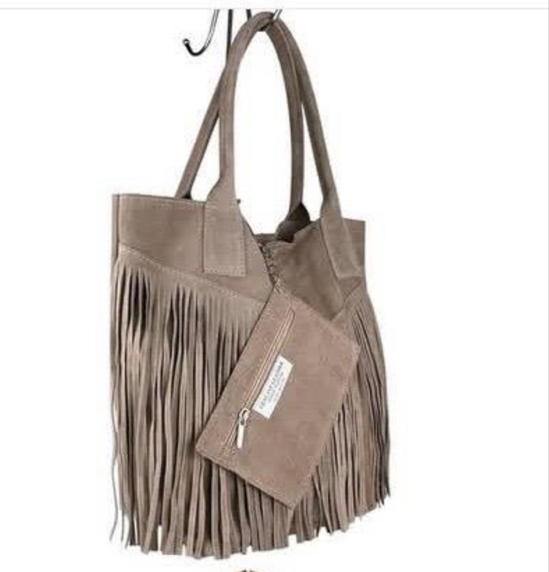 Le Frangette – borsa con frange in vera pelle made in Italy