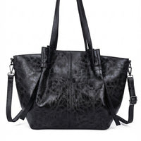 Borsa Tote "Sara" in poliuretano effetto Pelle Invecchiata - Collezione Premium Anembags